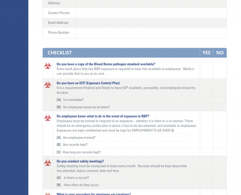 Medical Waste Solutions Checklist