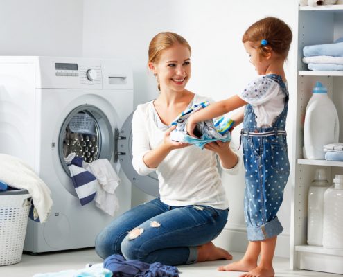 medical uniform laundry at home