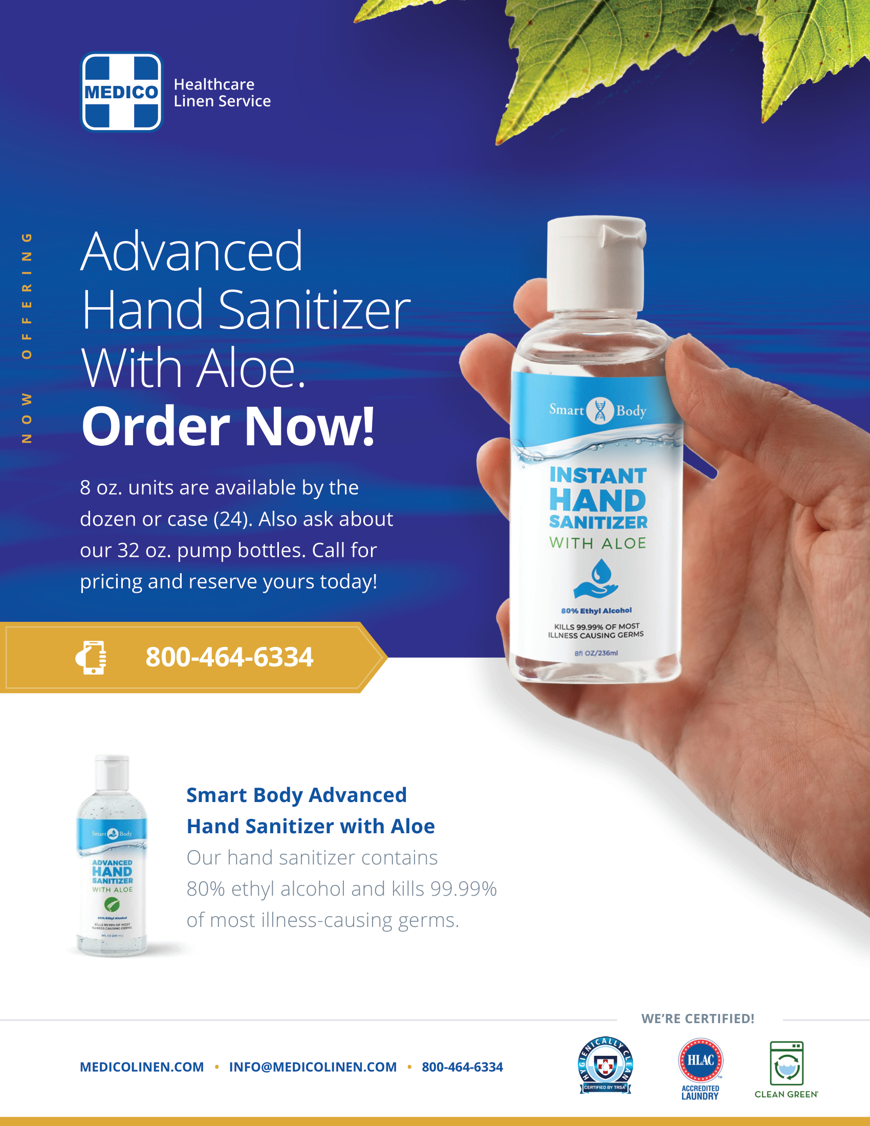 CDC-Compliant Hand Sanitizer 